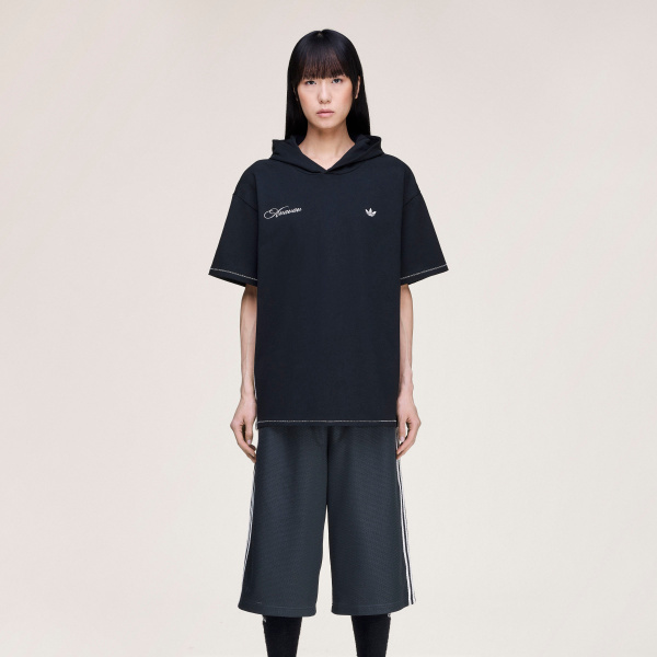 adidas Originals by Avavav hooded t-shirt black