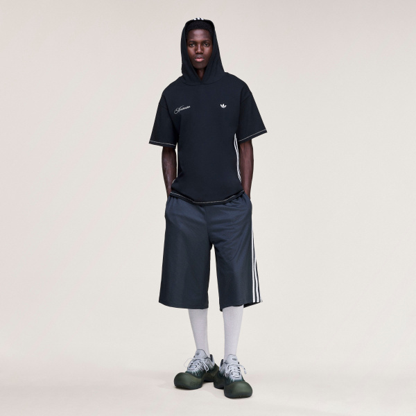 adidas Originals by Avavav hooded t-shirt black
