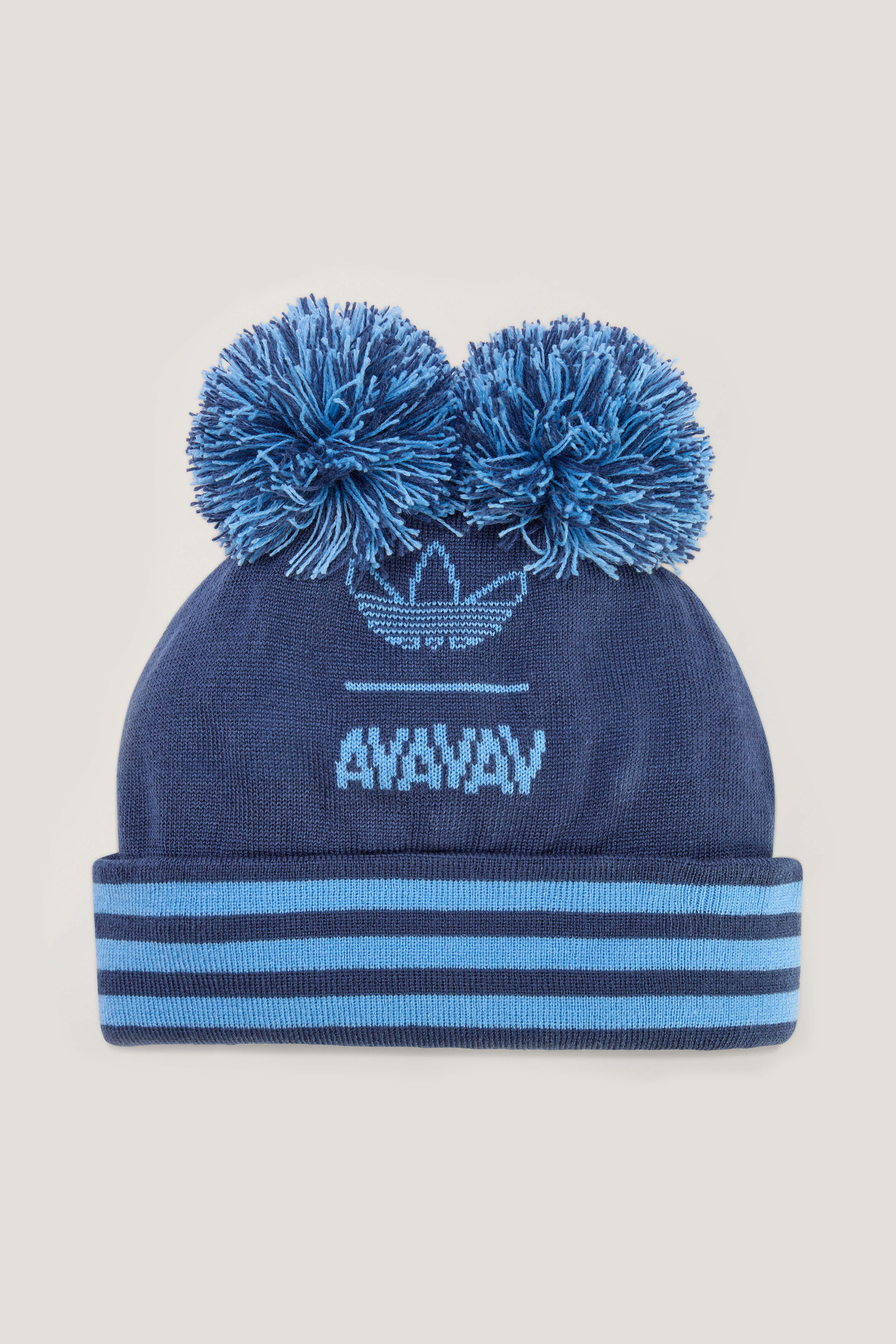 NWT Adidas Originals Unisex Pom Pom Beanie adidas Originals x AVAVAV Pom Pom Unisex Beanie Blue KA2408  main image 2
