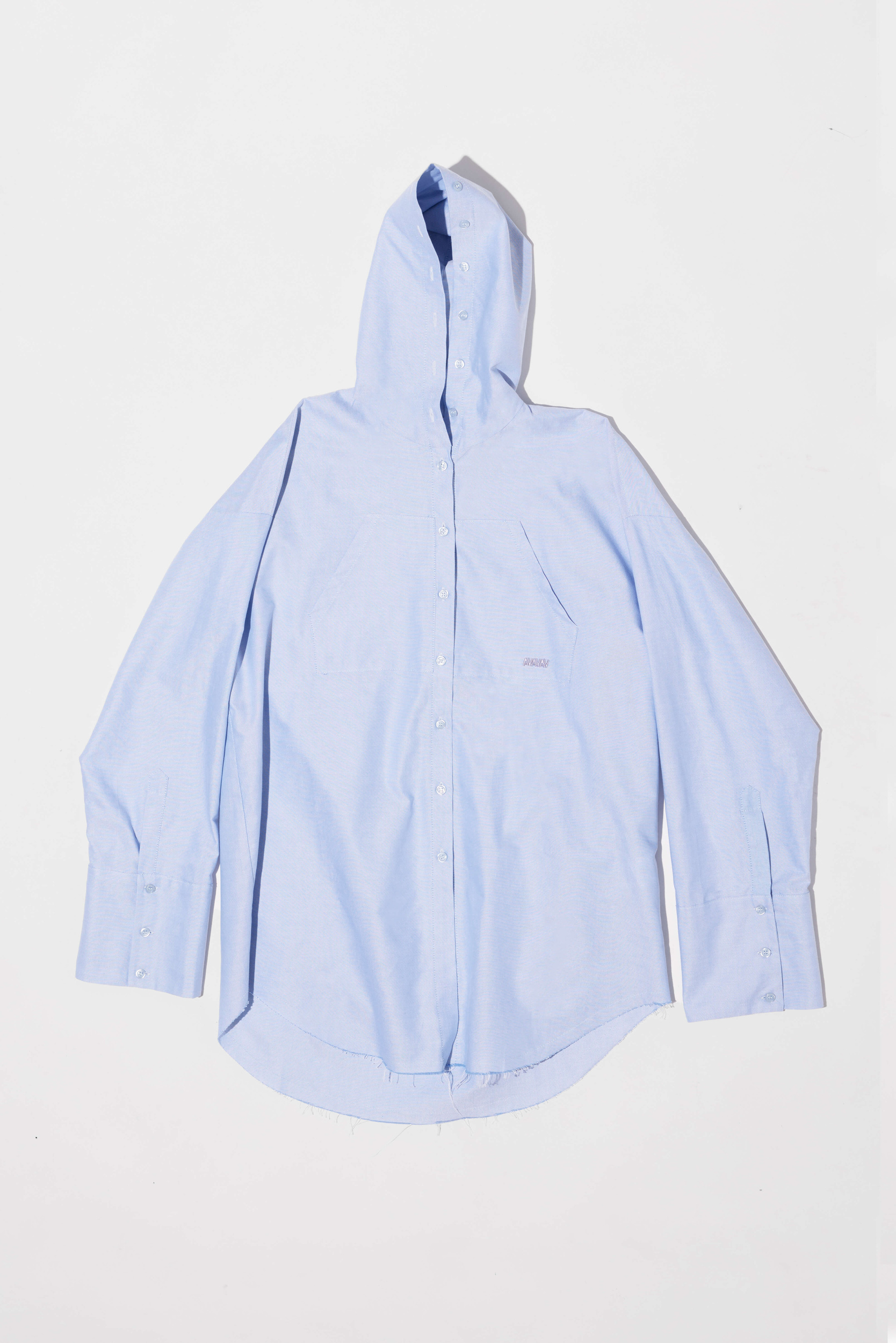 【WV PROJECT】25SS★ Bay Overfit Check Hood Shirt LD Over hood check shirts - WHAT A LOOK | 60% - Asian