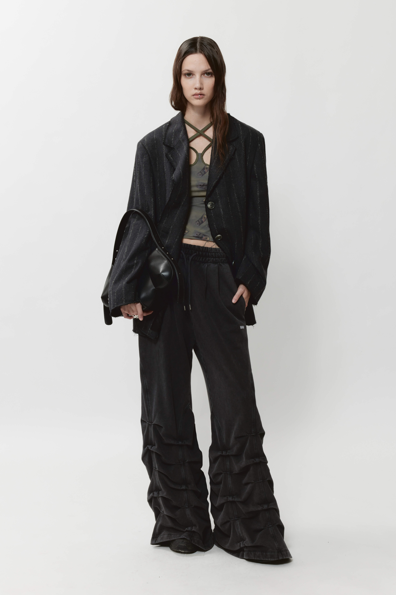 パンツ AVAVAV OG Logo Print Track Pants AVAVAV logo-print Flared Track Pants | Black | FARFETCH GE