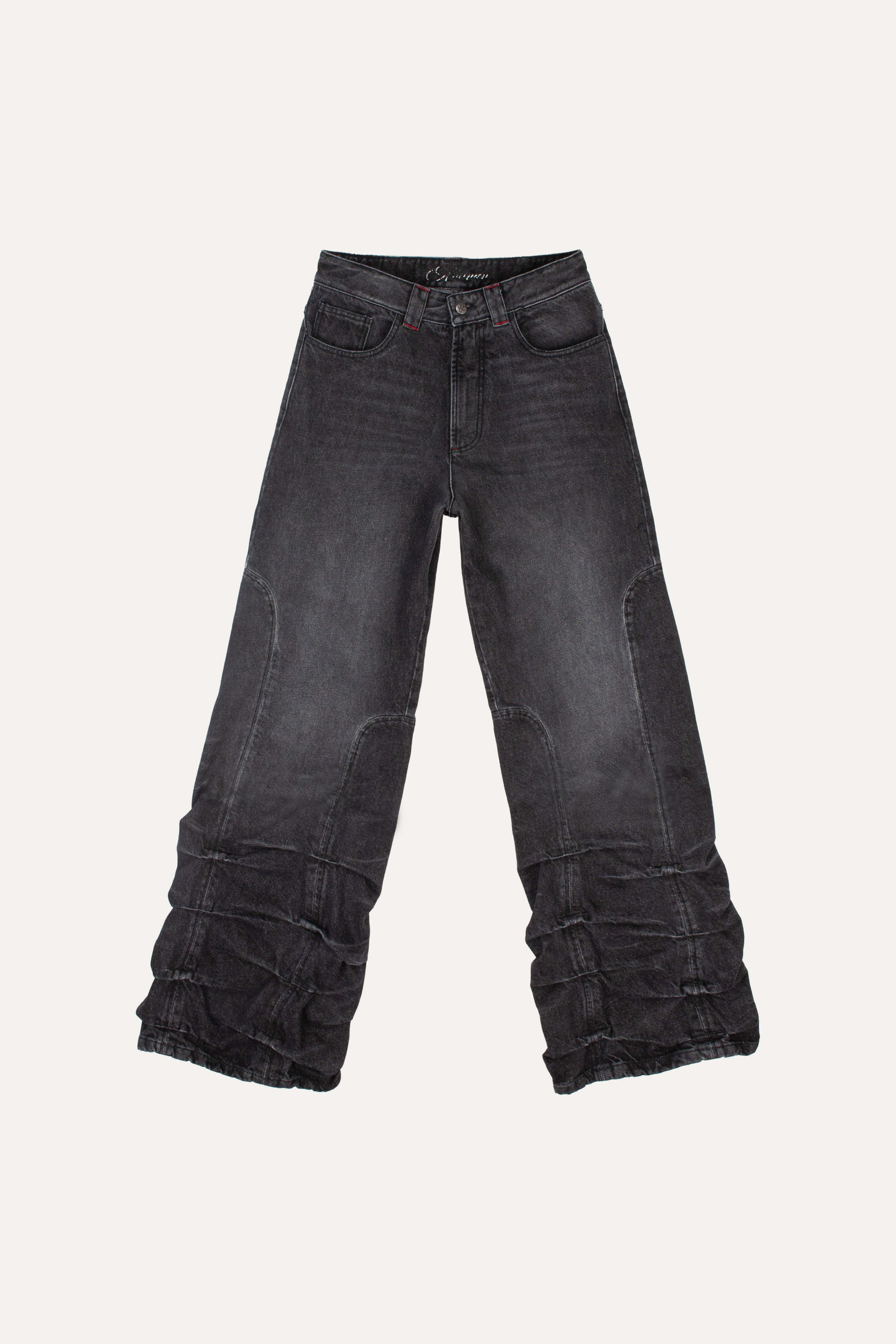 パンツ AVAVAV smock-detail wide-leg jeans Smock detailed jeans