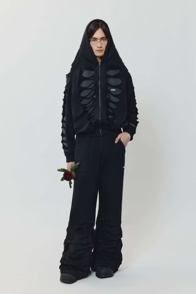 パンツ AVAVAV smock-detail wide-leg jeans Smock detailed jeans