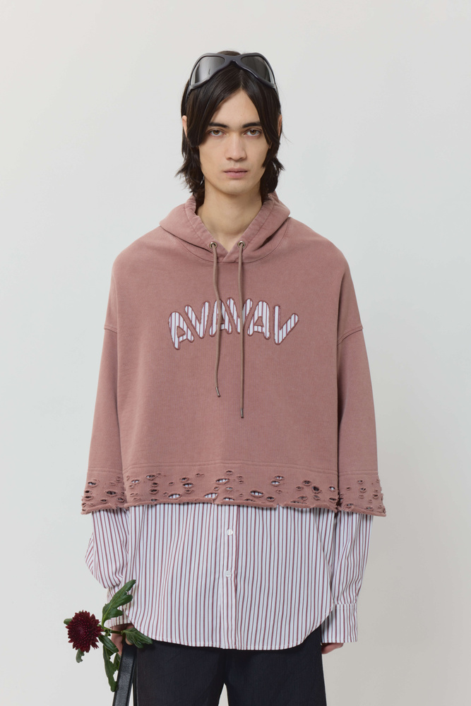 コ*ロ様 25SS AVAVAVアヴァヴァヴ　Button Up Hoodie AVAVAV Button Up Hoodie Blue – Groovin Store