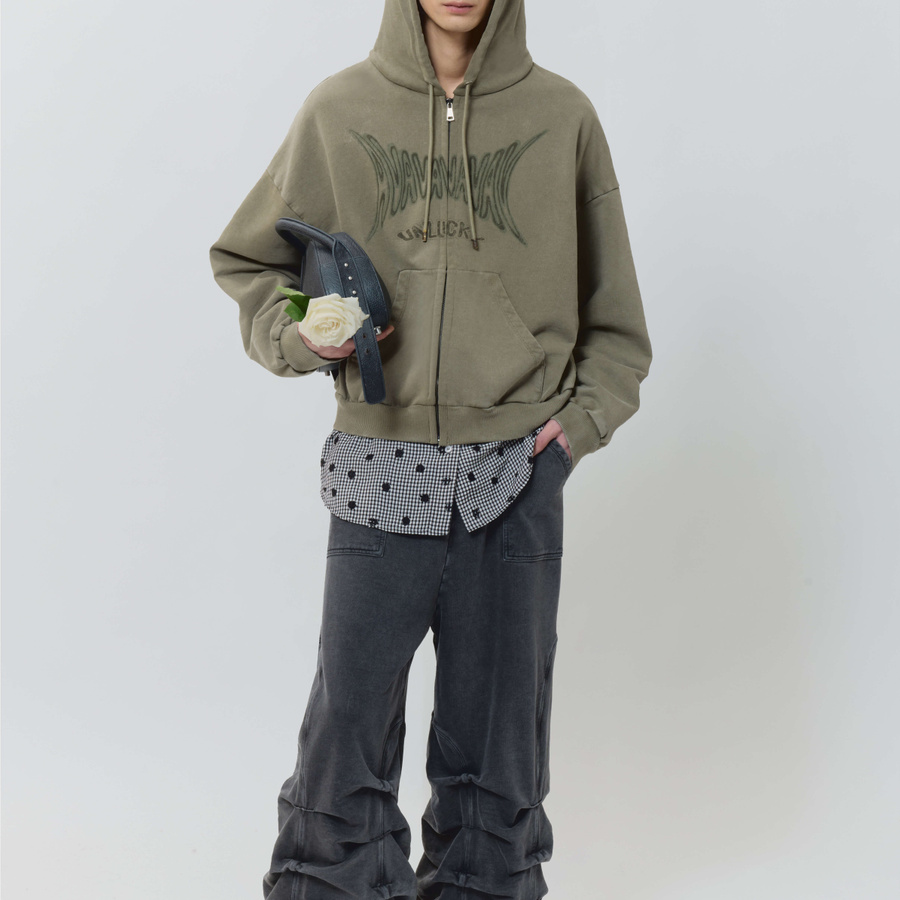 AVAVAV Button Up Hoodie Blue – Groovin Store