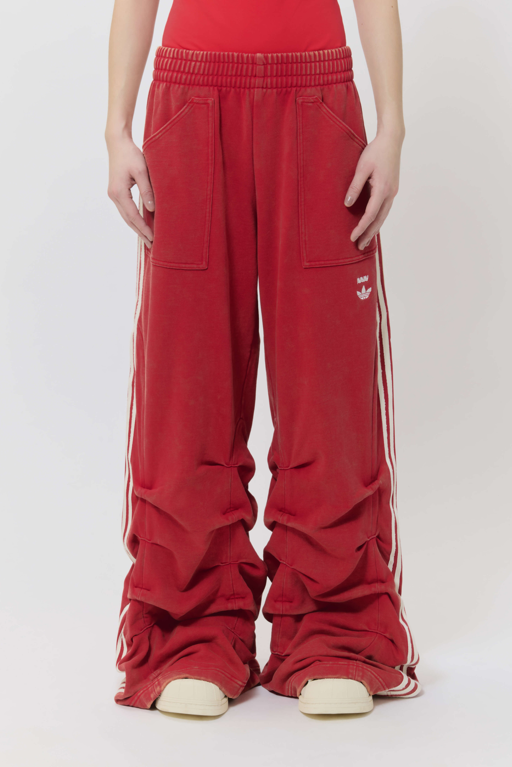 adidas×Avavav sweatpants adidas Originals by Avavav pleated sweatpants