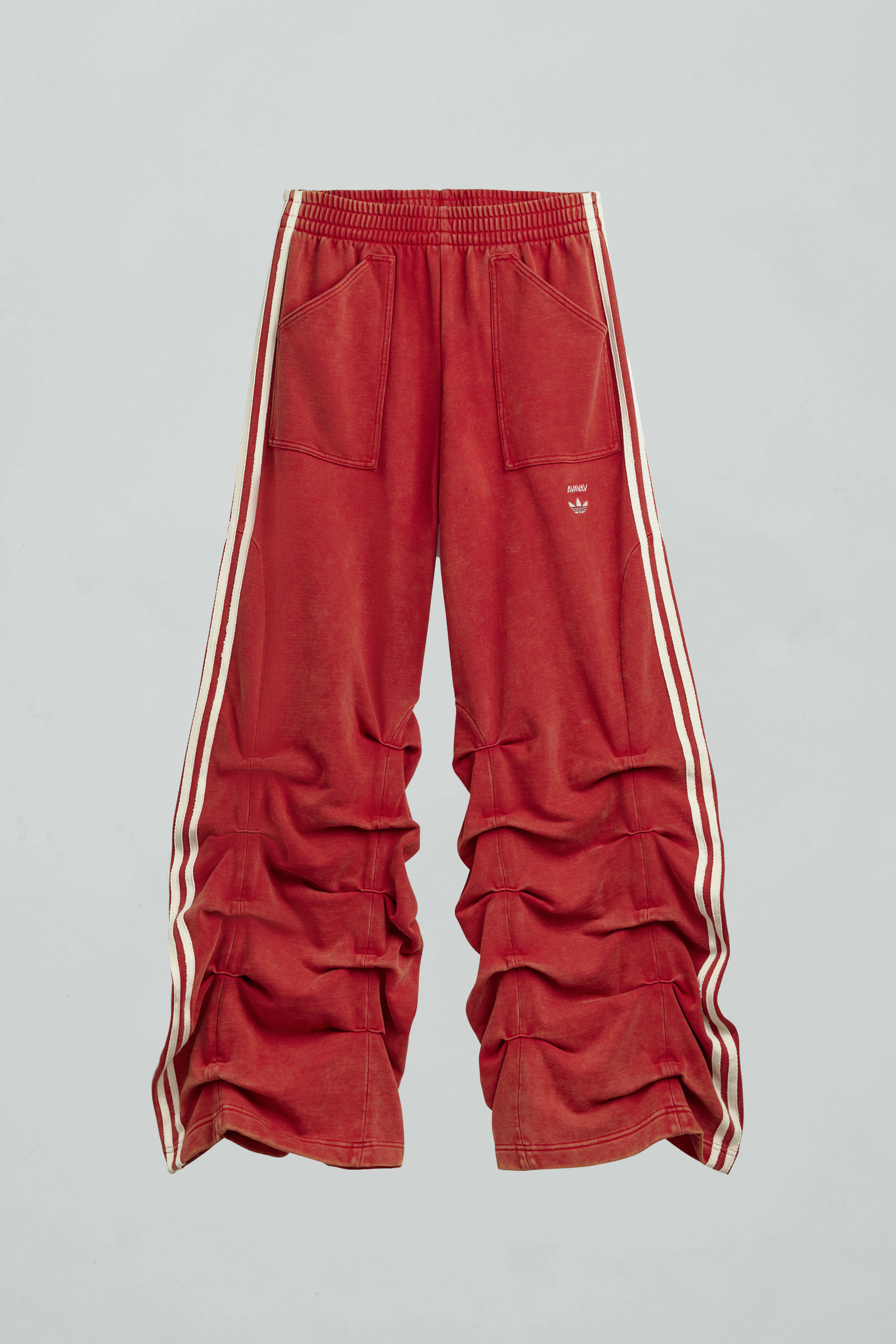 【L】adidas x Avavav Pleats Track Pants Jogger Pants adidas x Avavav Pleated Track Pant Dark Grey